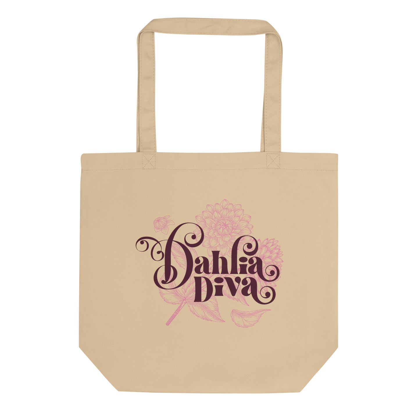 Dahlia Diva - Organic Cotton Tote