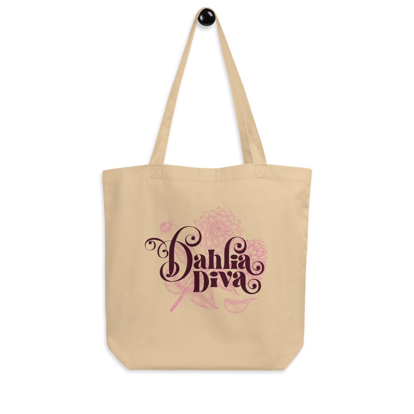 Dahlia Diva - Organic Cotton Tote