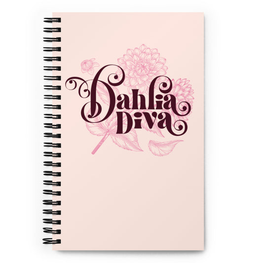 Dahlia Diva - Spiral Notebook