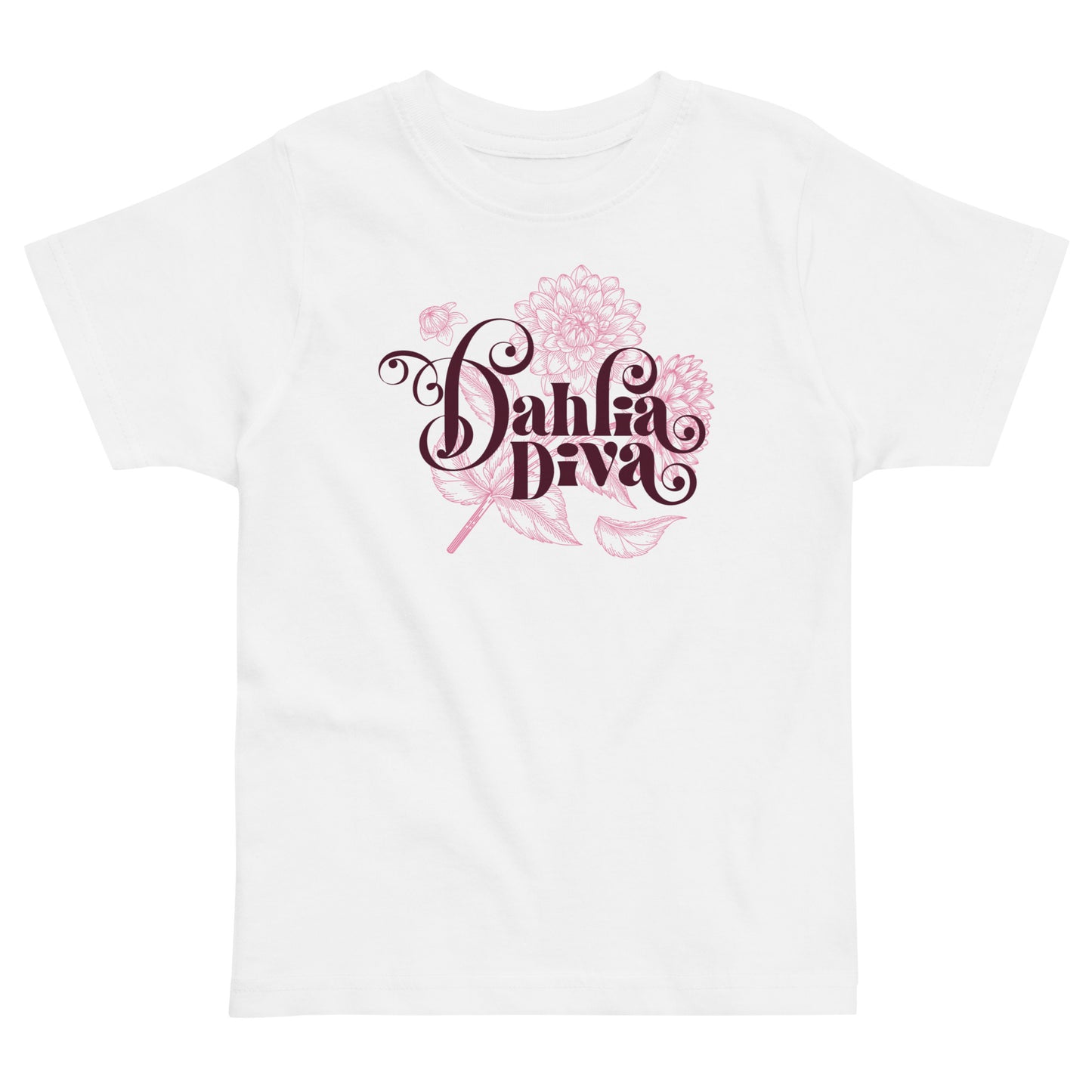Dahlia Diva - Toddler Jersey T-Shirt